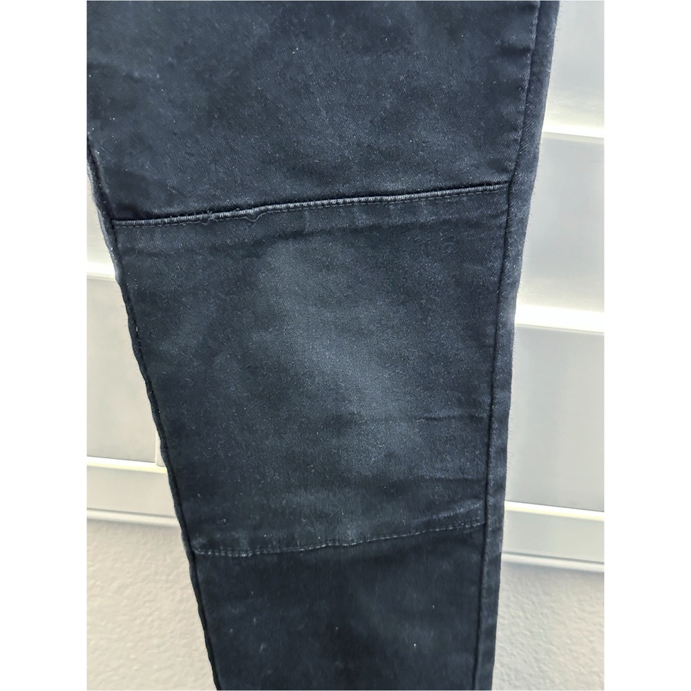 Zara Basic Z1975 🌟Moto Skinny Ankle Jeans Women's 6 Mid Rise Stretch Denim Black - Picture 7 of 11